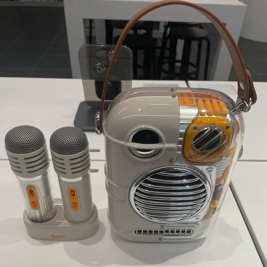 Divoom点音蓝牙音响K歌家用便携音箱户外双麦克风东方玲珑pro